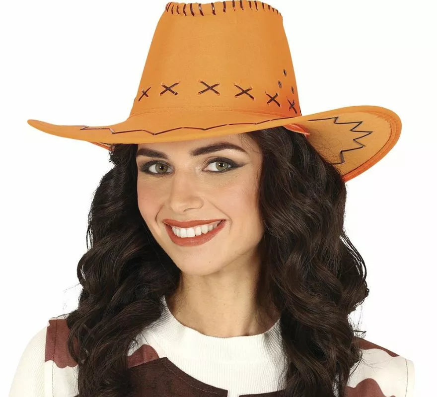 Translation missing: de.Sombrero Vaquero Similpiel en varios colores adulto
