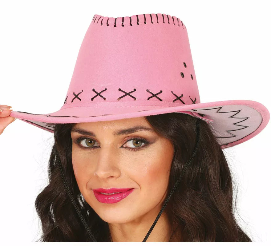 Sombrero Vaquero Similpiel en varios colores adulto