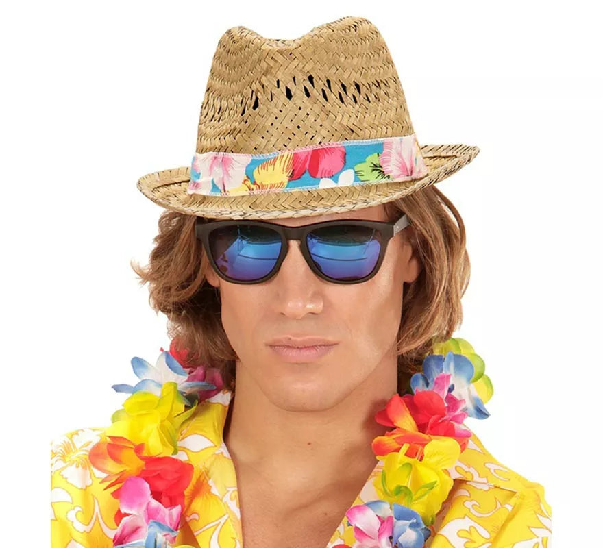 Translation missing: de.Sombrero Veraniego con Cinta de Flores para adultos