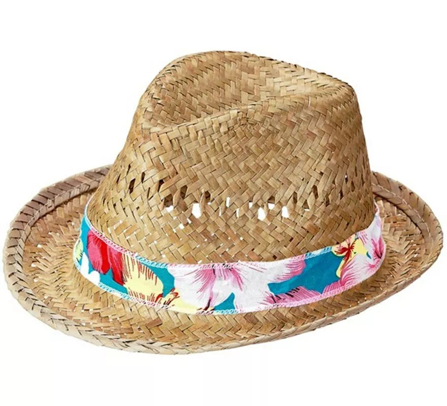 Sombrero Veraniego con Cinta de Flores para adultos