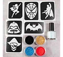 Sparkling Powder oder Brilliant Powders Hero 4x5 ml + Fix Gel
