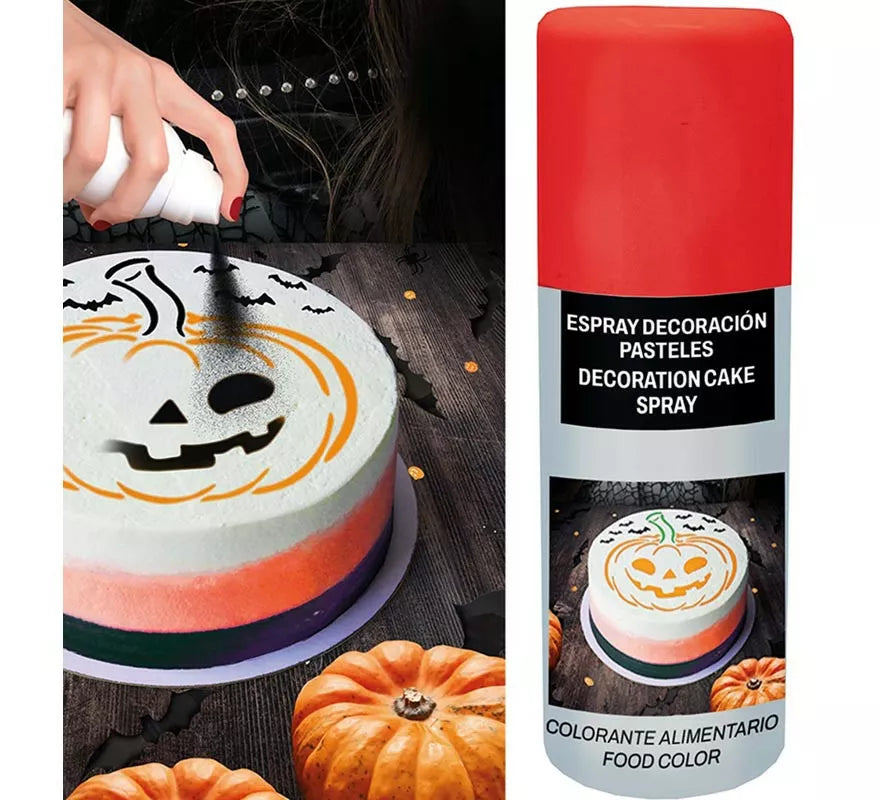 Spray Decoración Pasteles rojo 100 ml