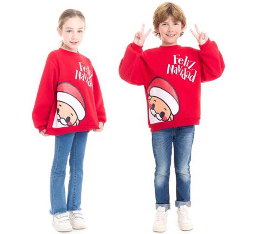 Translation missing: de.Sudadera Feliz Navidad para niños
