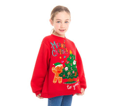 Fröhliche Weihnachten Sweatshirt für Kinder