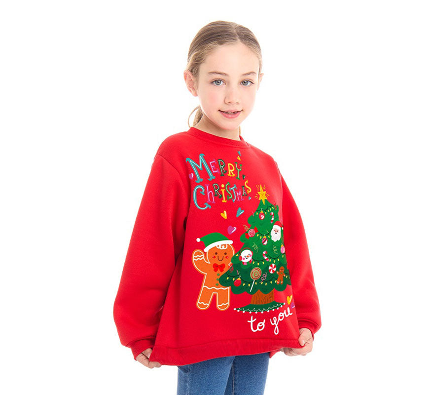 Translation missing: de.Sudadera Merry Christmas para niños