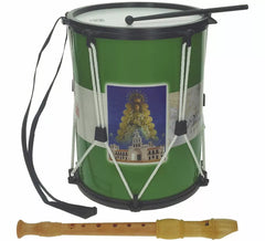 Große Rociero-Trommel mit Flöte