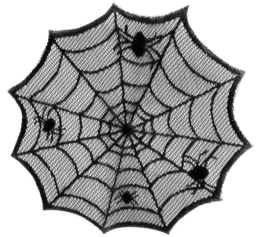 Tapete Bordado Telaraña 30 cm