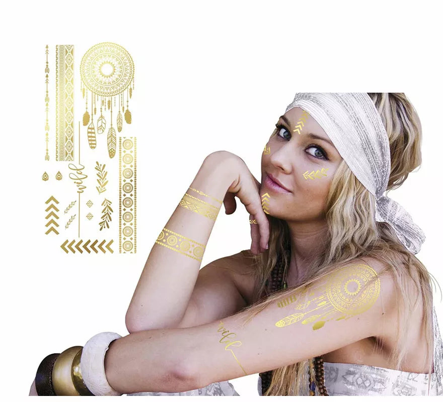 Translation missing: de.Tattoo Oro de Hippie