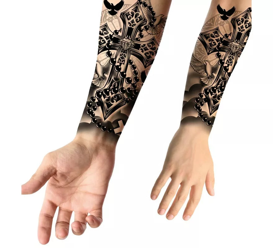 Tatuaje de Cruz y Palomas