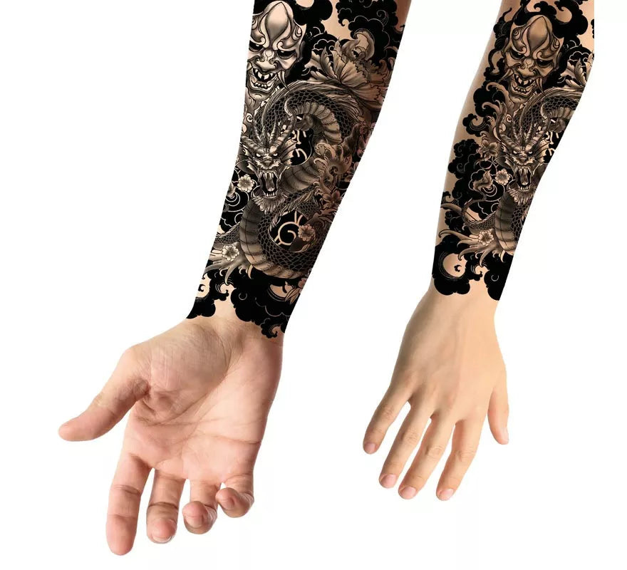 Translation missing: de.Tatuaje de Dragón y Demonio