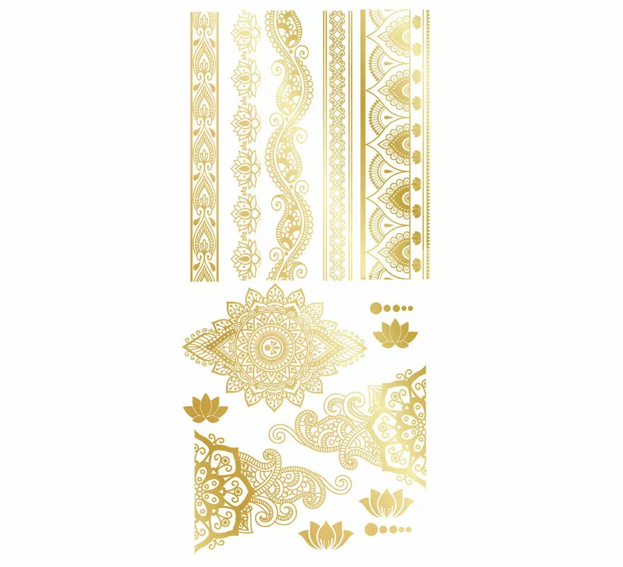Translation missing: de.Tatuaje dorado Oriental adulto