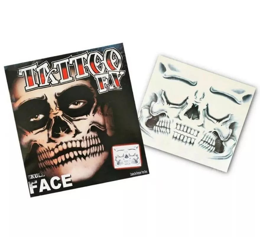 Translation missing: de.Tatuaje Facial Halloween Esqueleto Fx