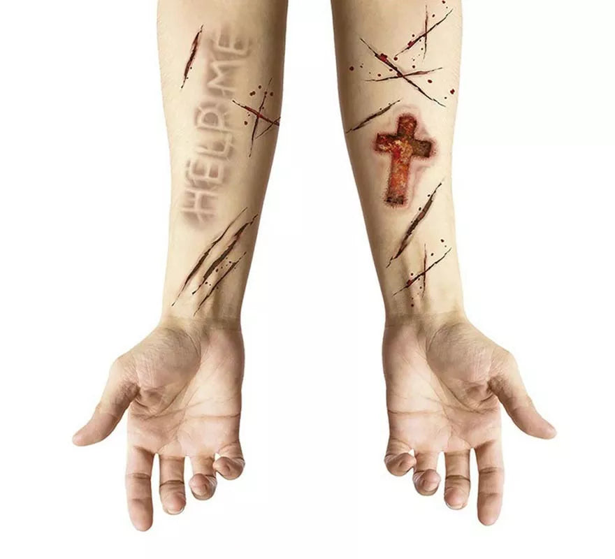Translation missing: de.Tatuajes Adhesivos de Heridas Poseída