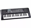 Teclado Electrónico 37 Teclas negro con Micrófono