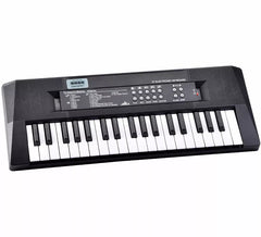 Elektronisches Keyboard mit 37 Tasten, schwarz, mit Mikrofon