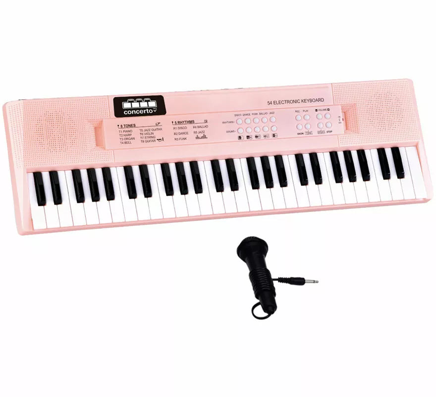 Translation missing: de.Teclado Electrónico rosa de 54 Teclas
