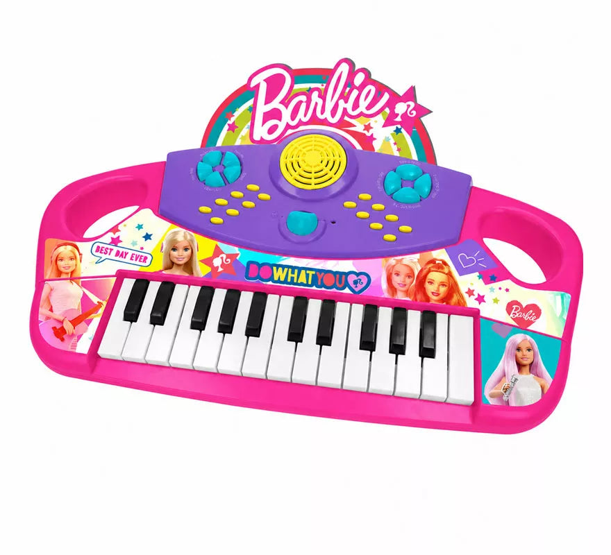 Translation missing: de.Teclado Musical Electrónico Barbie de 24 Teclas