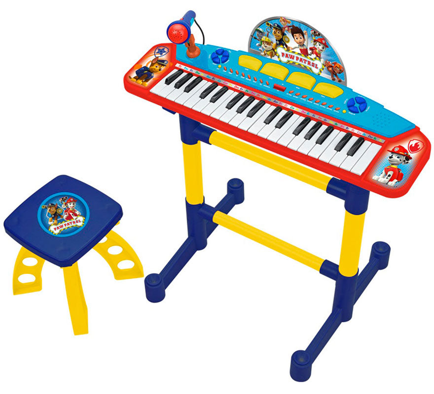 Translation missing: de.Teclado Musical Paw Patrol con Pie y Banqueta
