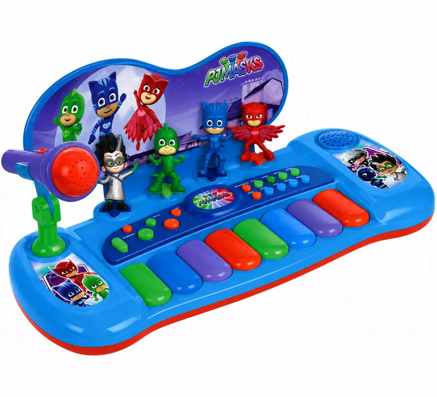 Translation missing: de.Teclado Musical PJ Masks con Personajes, Melodías y Micrófono
