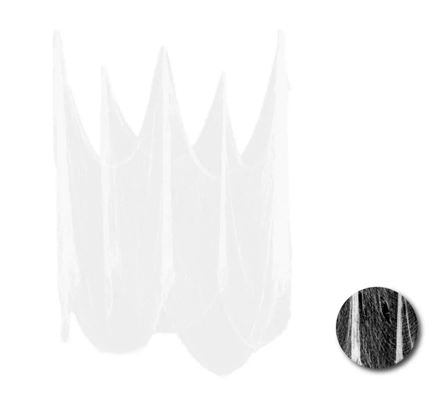 Translation missing: de.Tela Halloween blanca decorativa de 2,15x5 m