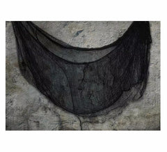 Dekorativer schwarzer Stoff 76X228 cm