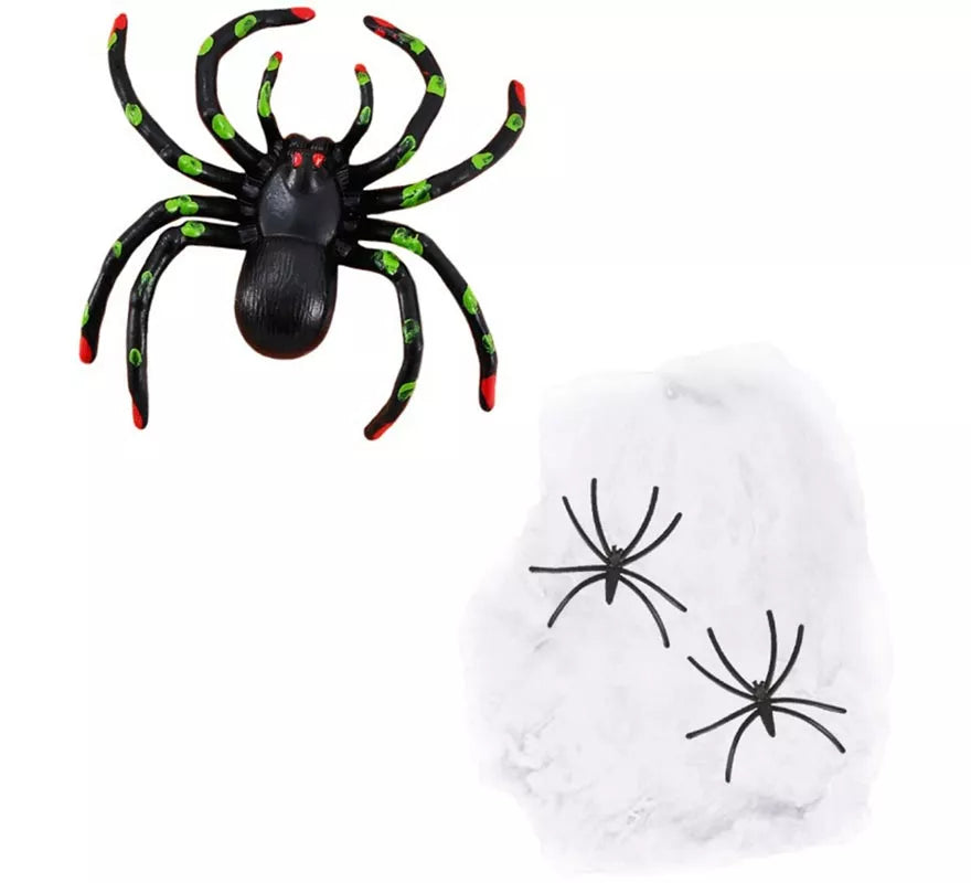 Translation missing: de.Telaraña Blanca con Arañas