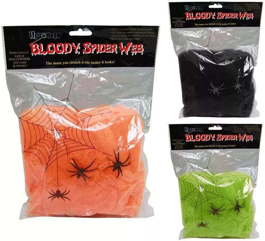 Translation missing: de.Telaraña con 2 arañas en varios colores