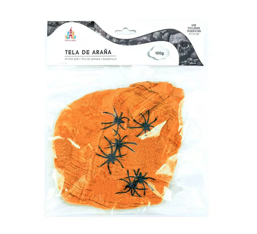 Telaraña con arañas de 100 g en varios colores
