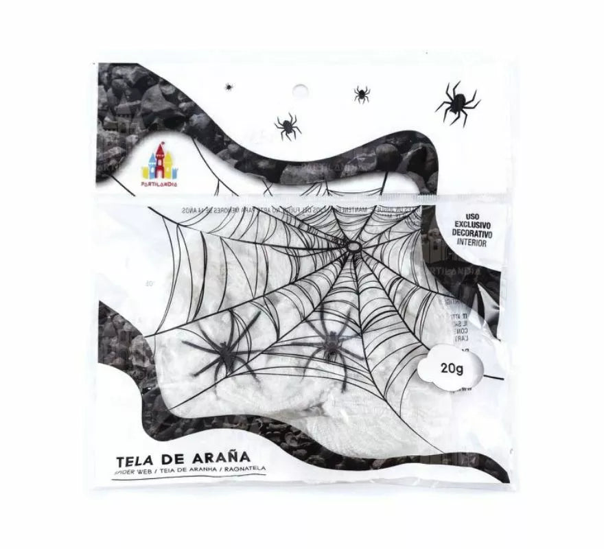Translation missing: de.Telaraña con arañas de 20 g en varios colores