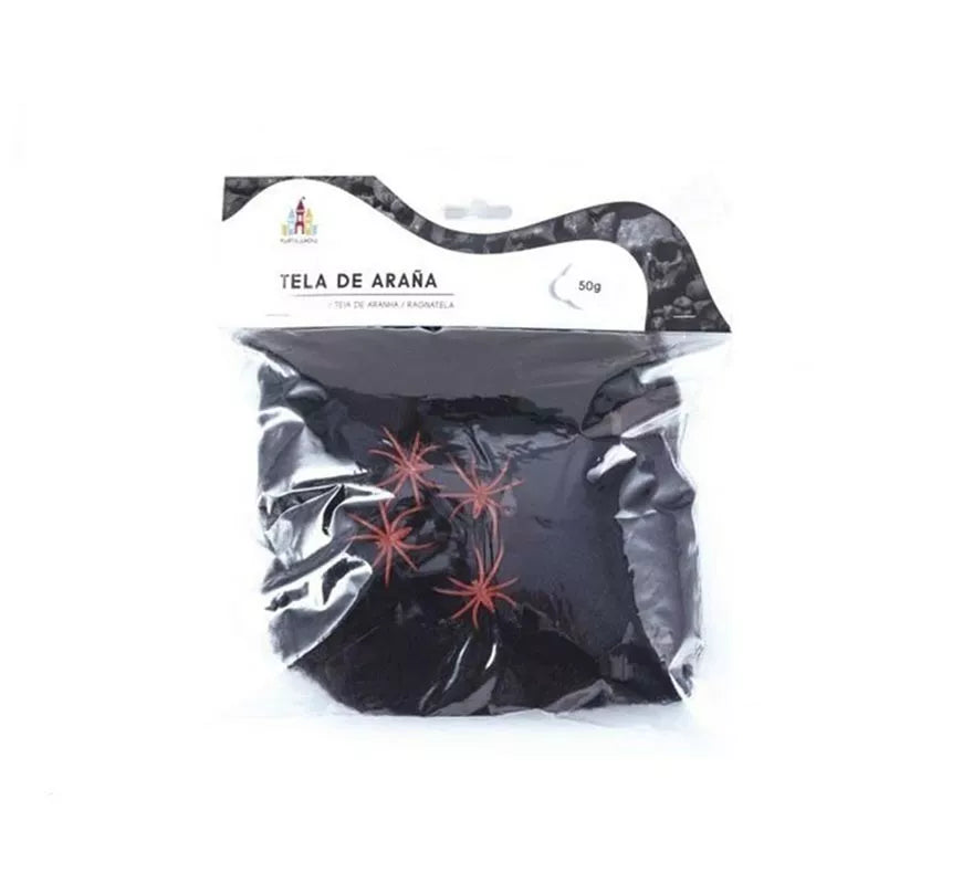 Translation missing: de.Telaraña con arañas de 50 g en varios colores