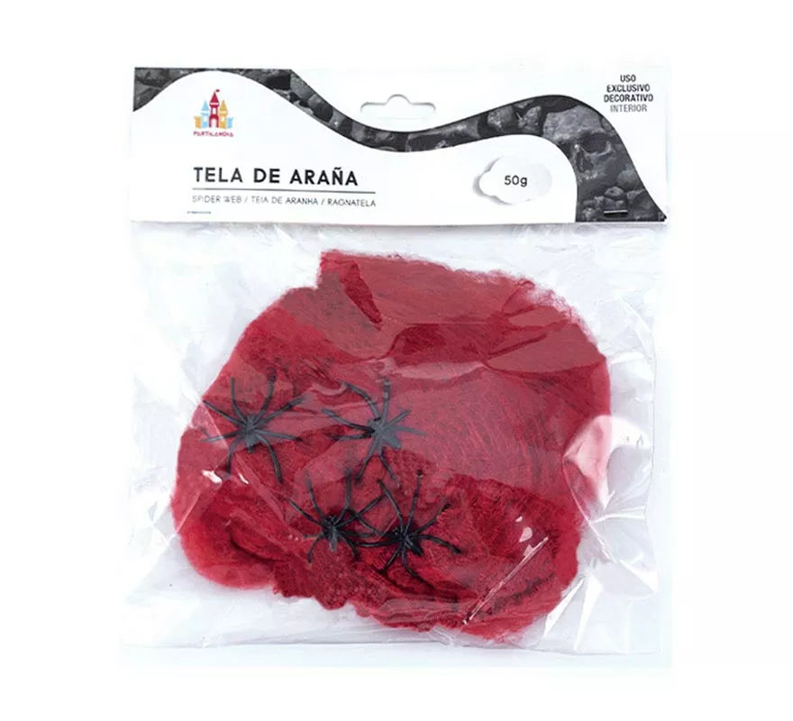 Translation missing: de.Telaraña con arañas de 50 g en varios colores