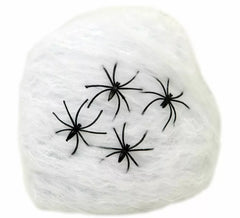 60 Gramm Spinnennetz mit Spinnen