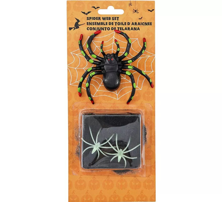 Translation missing: de.Telaraña negra con Arañas