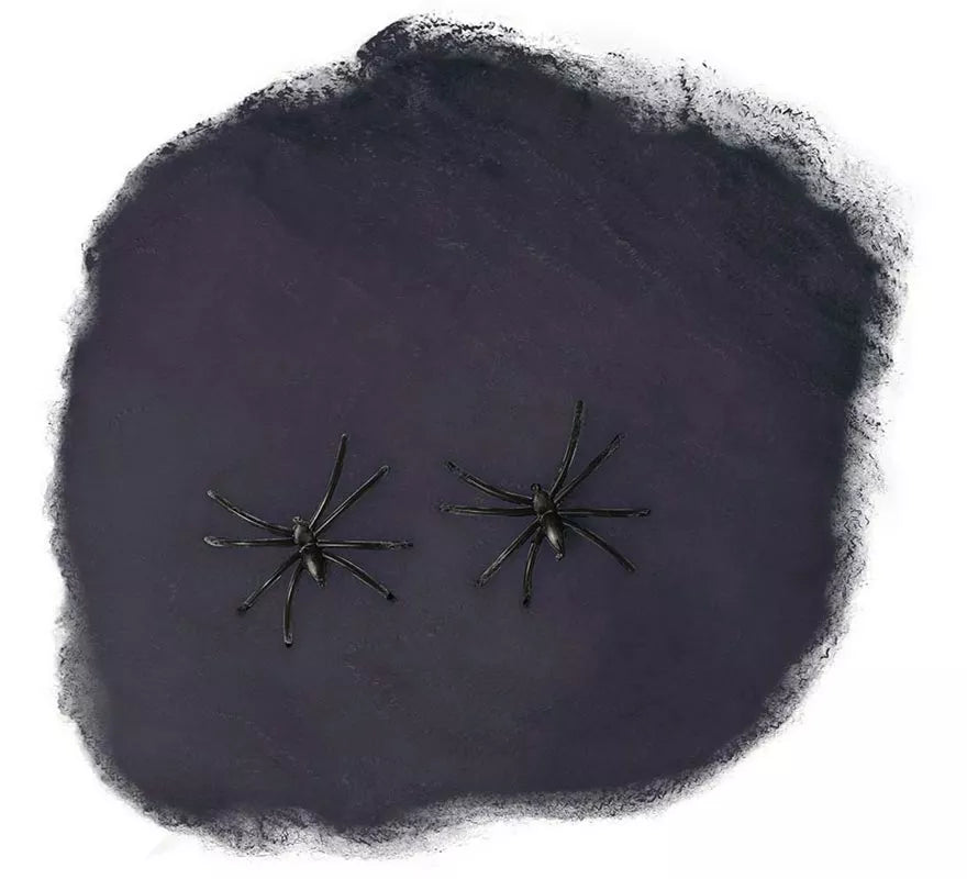 Translation missing: de.Telaraña negra de 60 gr. para decoración Halloween
