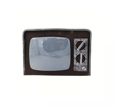 Defekter Fernseher mit Licht und Ton