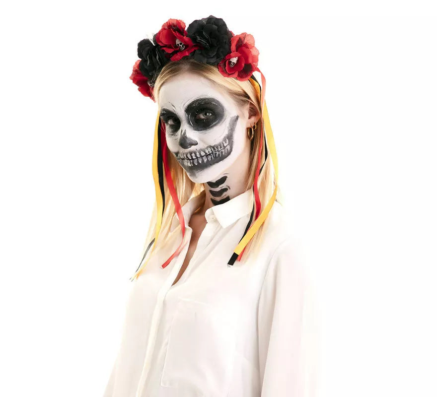 Translation missing: de.Tiara con Rosas del Día de los Muertos