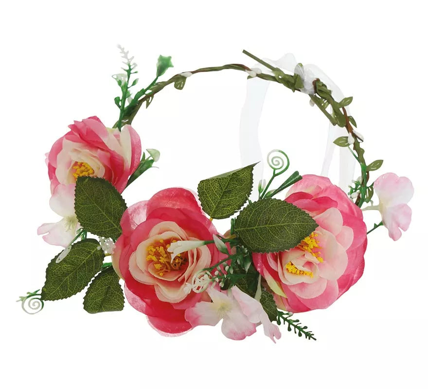 Translation missing: de.Tiara de Flores Rosadas