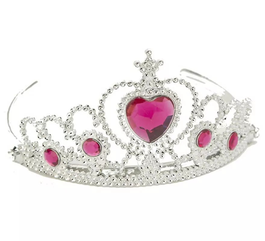 Translation missing: de.Tiara de Reina con Diamante de Corazón
