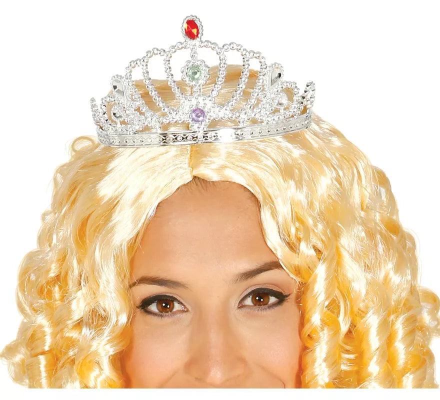 Translation missing: de.Tiara o Diadema de Princesa de color plata