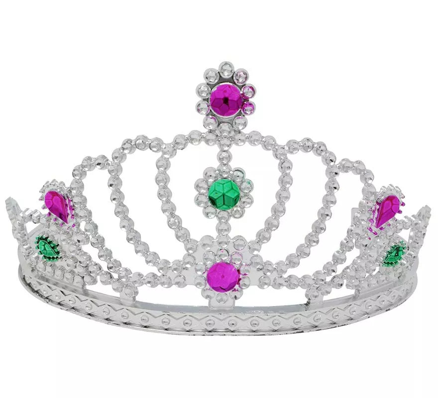 Translation missing: de.Tiara o Diadema de Princesa de color plata