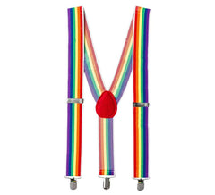 Regenbogen-Hosenträger für Erwachsene