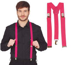 Fuchsia Neon Hosenträger