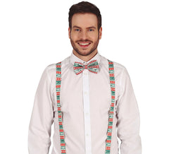 Weihnachts-Hosenträger mit Rentieren