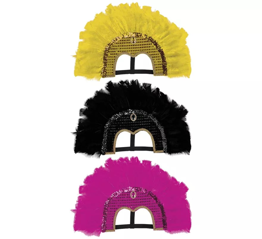 Translation missing: de.Tocado de Plumas en varios colores
