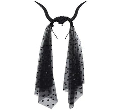 Gotischer Kopfschmuck Schleier
