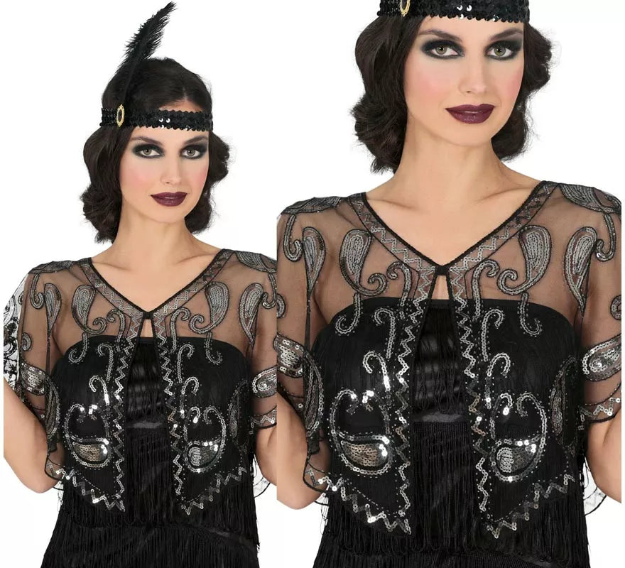 Translation missing: de.Top Charleston Transparente con Lentejuelas para mujer