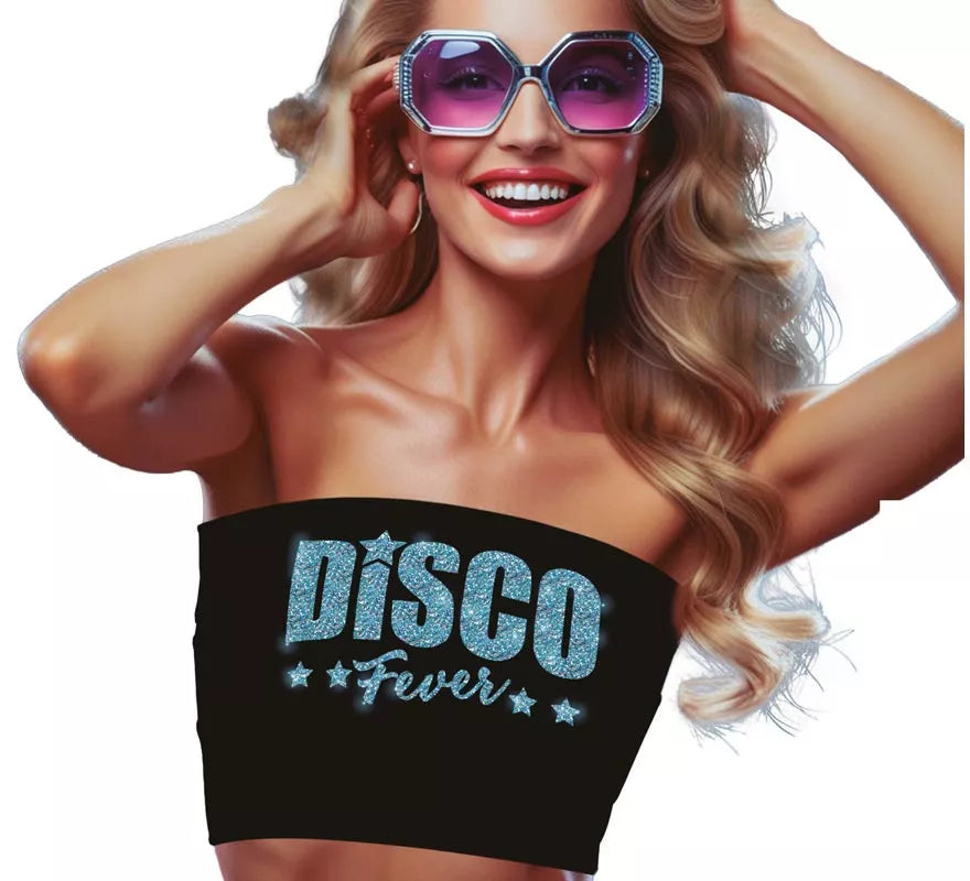 Translation missing: de.Top Disco negro para mujer