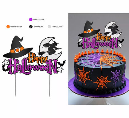 Topper de Bruja para tarta de 16x24 cm