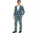 Traje Divertido de Fiesta azul Banana para hombre