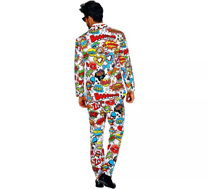 Translation missing: de.Traje Divertido de los años 60 Arte Pop para hombre